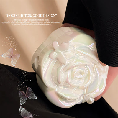 Funda para Audífonos Camellia Blanco Perla - Image 11