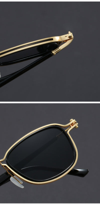 Gafas de Sol Retro Marco Cuadrado Metal - Image 18