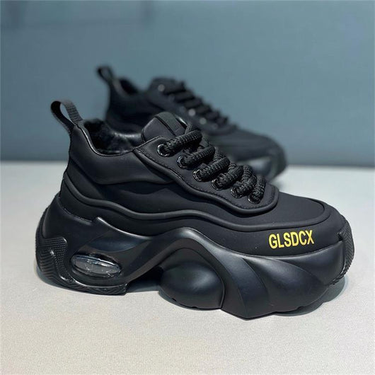 Zapatos Deportivos de Plataforma en Cuero para Hombre - Estilo Moderno y Confort - Image 43