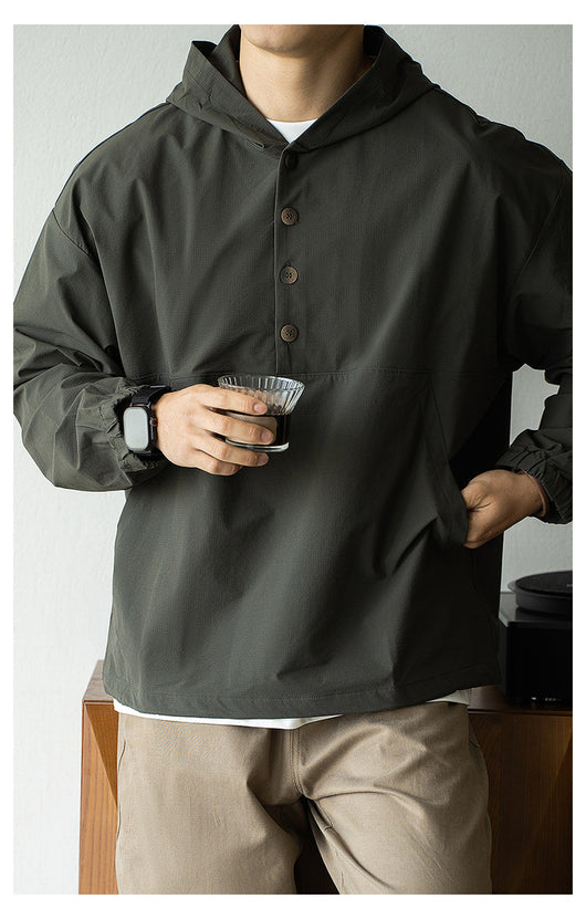 Chaqueta Impermeable de Montaña con Capucha para Hombre - Secado Rápido - Image 17