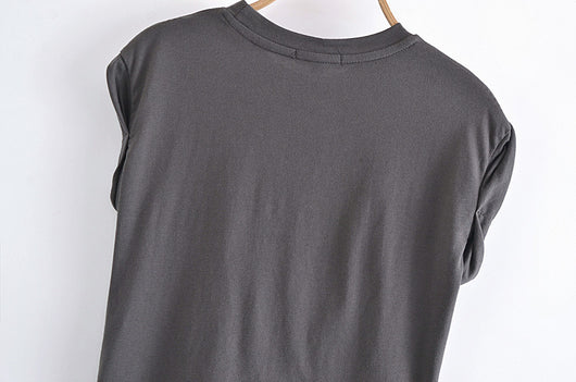 Playera Femenina Cuello Redondo Manga Corta con Moño Estampado - Image 20
