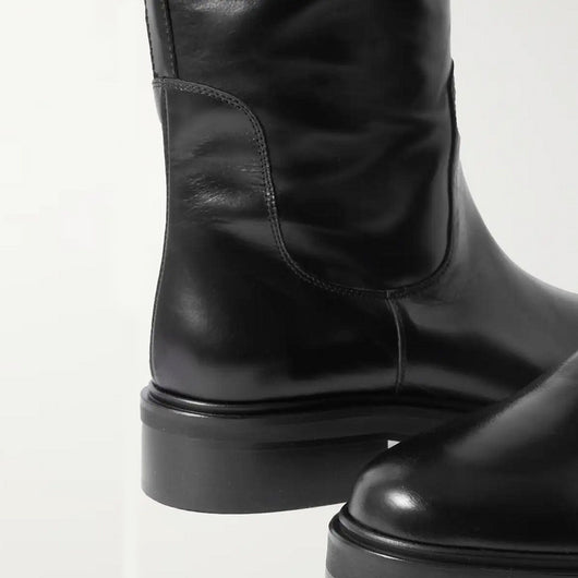 Botas de Caña Alta con Tacón Bajo para Otoño e Invierno - Image 17