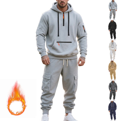 Conjunto de Trabajo Deportivo Holgado para Hombre con Múltiples Bolsillos - Image 9
