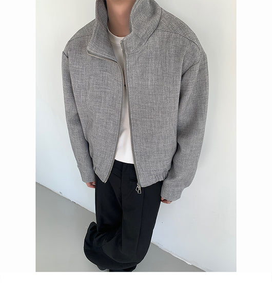 Chaqueta Minimalista para Pareja - Diseño Urbano Otoño - Image 15