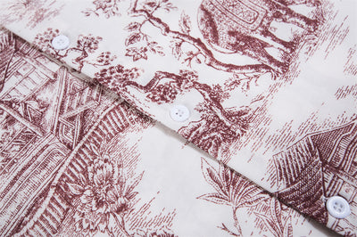 Camisa Estampada Pintura Digital Manga Corta - Image 15