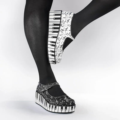 Chocolaticas® Thank You Music Women's Mary Jane Platform - Tekeno
