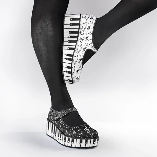 Chocolaticas® Thank You Music Women's Mary Jane Platform - Tekeno
