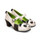 Sapatos Mary Jane Panda Chocolaticas® - Salto Médio Confortável para Mulheres