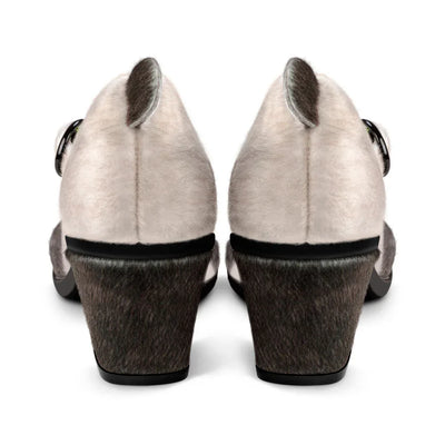 Chocolaticas® Mid Heels Panda Women's Mary Jane Pump - Tekeno