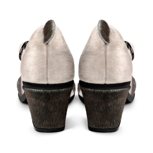 Chocolaticas® Mid Heels Panda Women's Mary Jane Pump - Tekeno