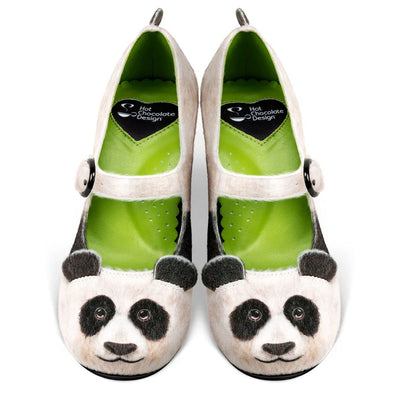 Chocolaticas® Mid Heels Panda Women's Mary Jane Pump - Tekeno