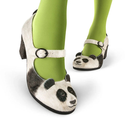 Chocolaticas® Mid Heels Panda Women's Mary Jane Pump - Tekeno