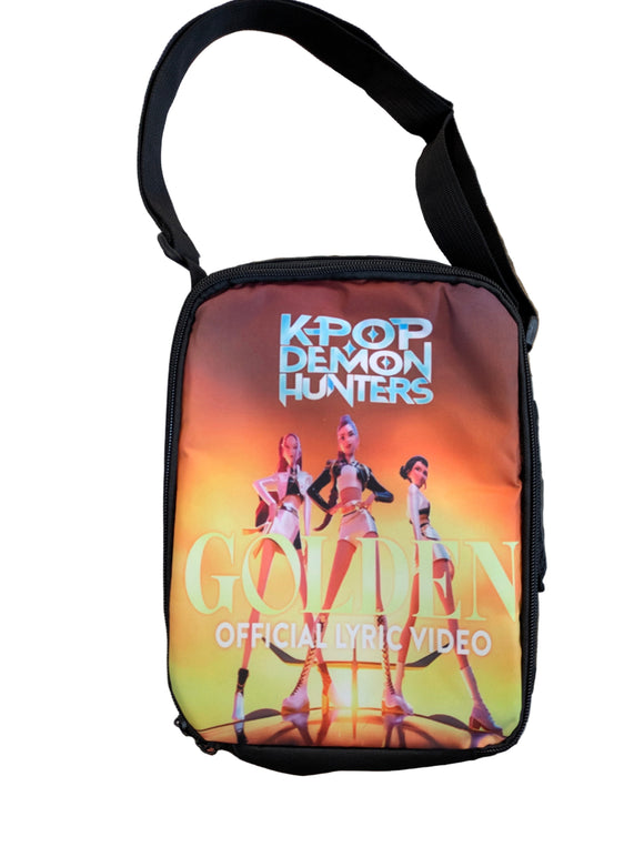 Bolsa de Ombro K-POP DEMON HUNTERS Edição Dourada