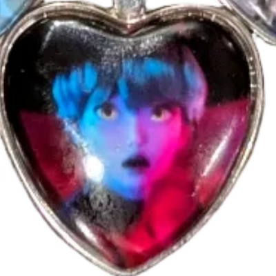 K-POP DEMON HUNTERS Heart Pendant Necklace - Character Art Collection