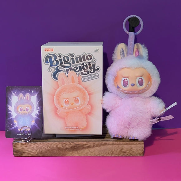 [Em estoque] POPMART Big into Energy Series-Vinyl Plush Pendant Blind Box Labubu