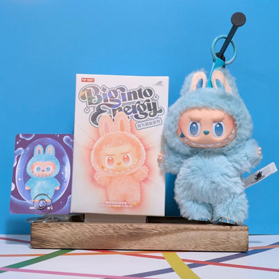 [Em estoque] POPMART Big into Energy Series-Vinyl Plush Pendant Blind Box Labubu