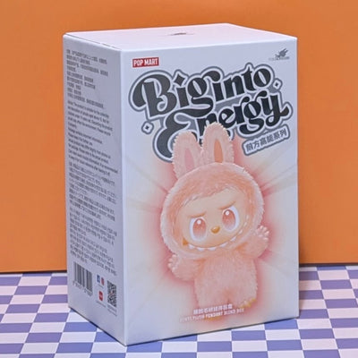 [Em estoque] POPMART Big into Energy Series-Vinyl Plush Pendant Blind Box Labubu