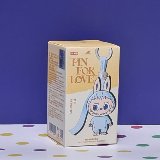 [ESCOLHA A SUA OPÇÃO DE LETRAS!] [EM ESTOQUE] POPMART Labubu Pin para o Amor