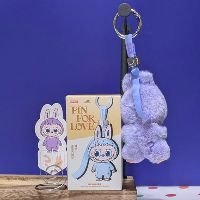 [ESCOLHA A SUA OPÇÃO DE LETRAS!] [EM ESTOQUE] POPMART Labubu Pin para o Amor