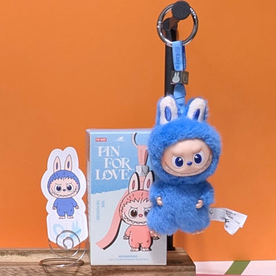 [ESCOLHA A SUA OPÇÃO DE LETRAS!] [EM ESTOQUE] POPMART Labubu Pin para o Amor