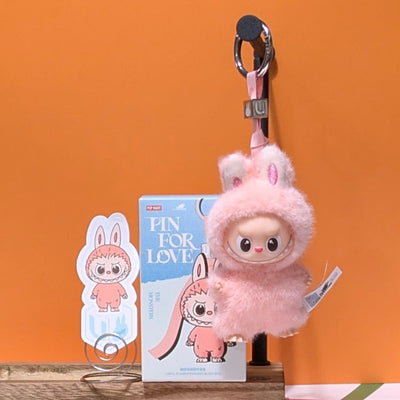[ESCOLHA A SUA OPÇÃO DE LETRAS!] [EM ESTOQUE] POPMART Labubu Pin para o Amor