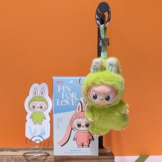 [ESCOLHA A SUA OPÇÃO DE LETRAS!] [EM ESTOQUE] POPMART Labubu Pin para o Amor