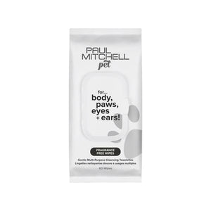 Paul Mitchell Pet Fragrance Free Dog Wipes, 60 count