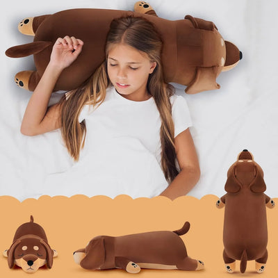 Peluche Gigante de Perro Salchicha: Tu Compañero Ideal para Dormir - Tekeno