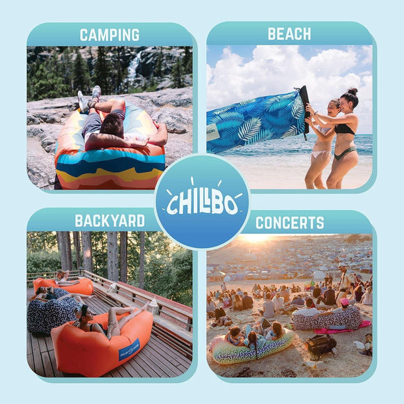 Sofá Inflável Chillbo Shwaggins: Seu Oásis de Conforto em Qualquer Lugar