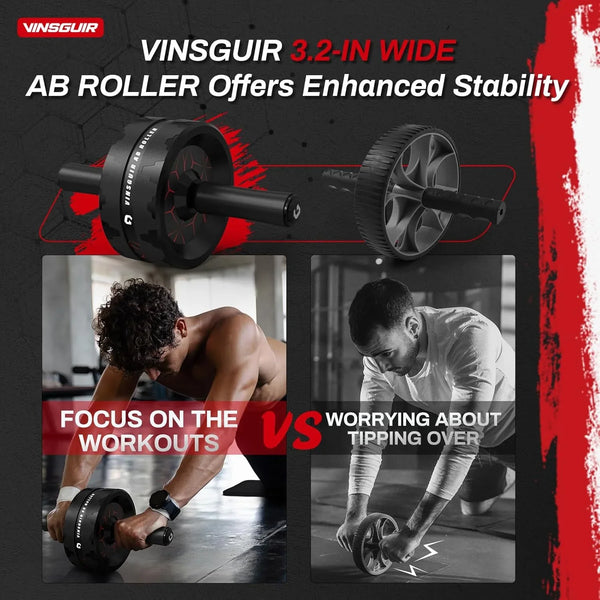 Rueda Abdominal VINSGUIR: Tu Aliado para un Core Fuerte y Entrenamiento de Cuerpo Completo