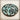 Rope Edge Cowboy Turquoise Leather Belt Buckle 901w