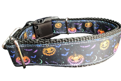 Coleira de Nylon Halloween Fright Night para Cães