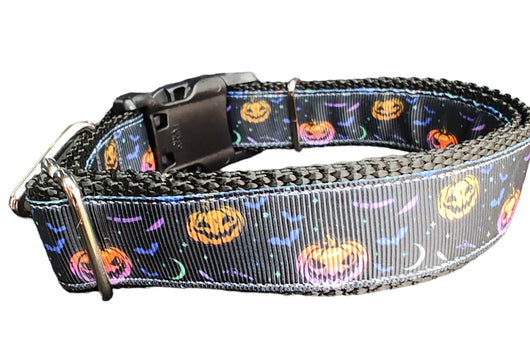 Coleira de Nylon Halloween Fright Night para Cães
