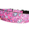 Collar para Perro Halloween Rosa Paranormal - Nylon Resistente Hecho a Mano