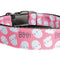 Collar para Perro Halloween Rosa con Fantasmas