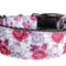 Collar para Perro Calaveras y Rosas - Diseño Halloween