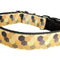 Patchwork Beehive Nylon Dog Collar