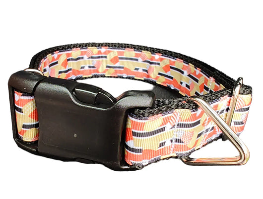 Coleira para Cachorro Halloween Milho Doce - Nylon Resistente Feito nos EUA
