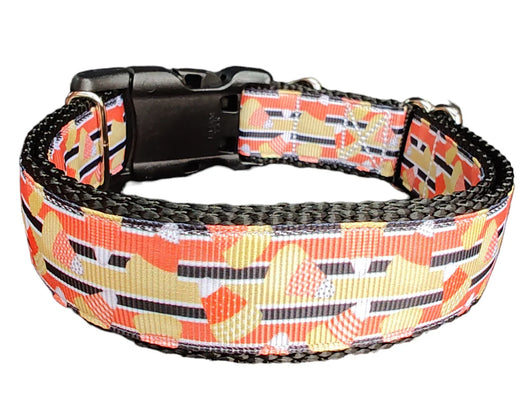 Coleira para Cachorro Halloween Milho Doce - Nylon Resistente Feito nos EUA