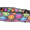 Halloween Colorful Jack O Lanterns Nylon Dog Collar