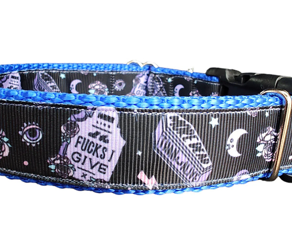 Halloween Dog Collar with Tomb Design - Durable Nylon