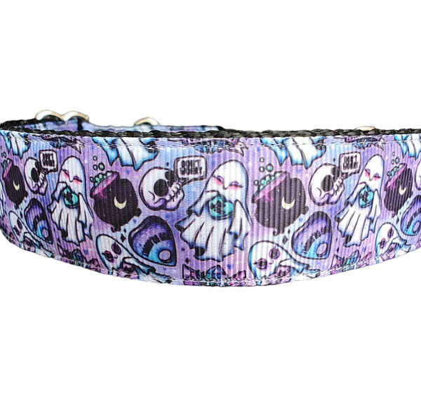 Halloween Ghouls Night Dog Collar - Durable Nylon