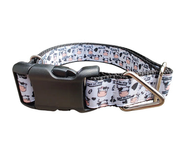 Not In The Mood Cow Nylon Dog Collar