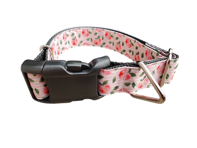 Coleira de Nylon Pêssego para Cachorro