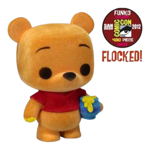 Pop! Disney: Winnie the Pooh (Flocked) #32 SDCC LE480 PSA 7.0 Graded and Encapsulated - Tekeno