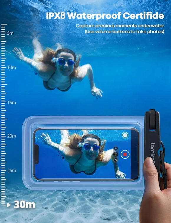 Lamicall Waterproof Phone Cases: IPX8 Protection for Your Adventures