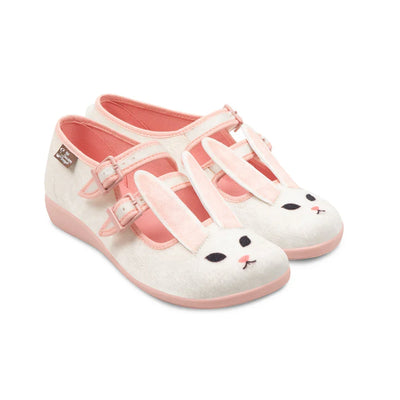 Chocolaticas® Rabbit Women's Mary Jane Flat - Tekeno
