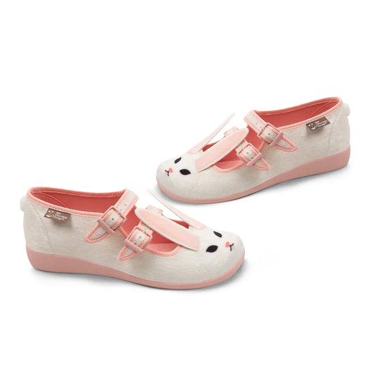 Chocolaticas® Rabbit Women's Mary Jane Flat - Tekeno