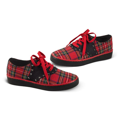 Chocolaticas® Rebel Tartan Casual Sneaker - Tekeno