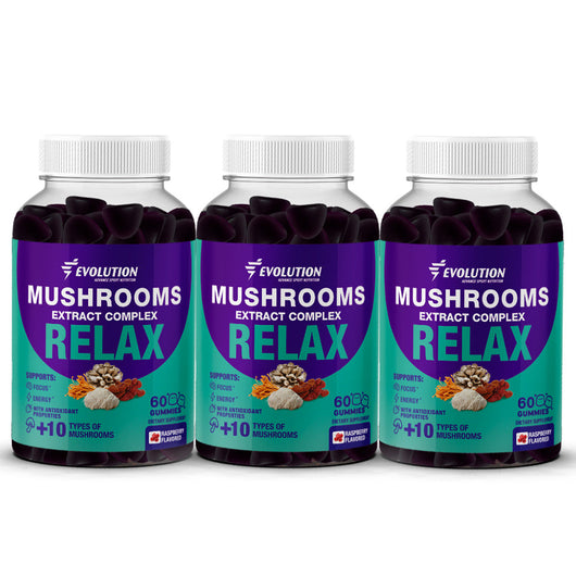 10-in-1 Mushroom Gummies: Extract Complex Relax